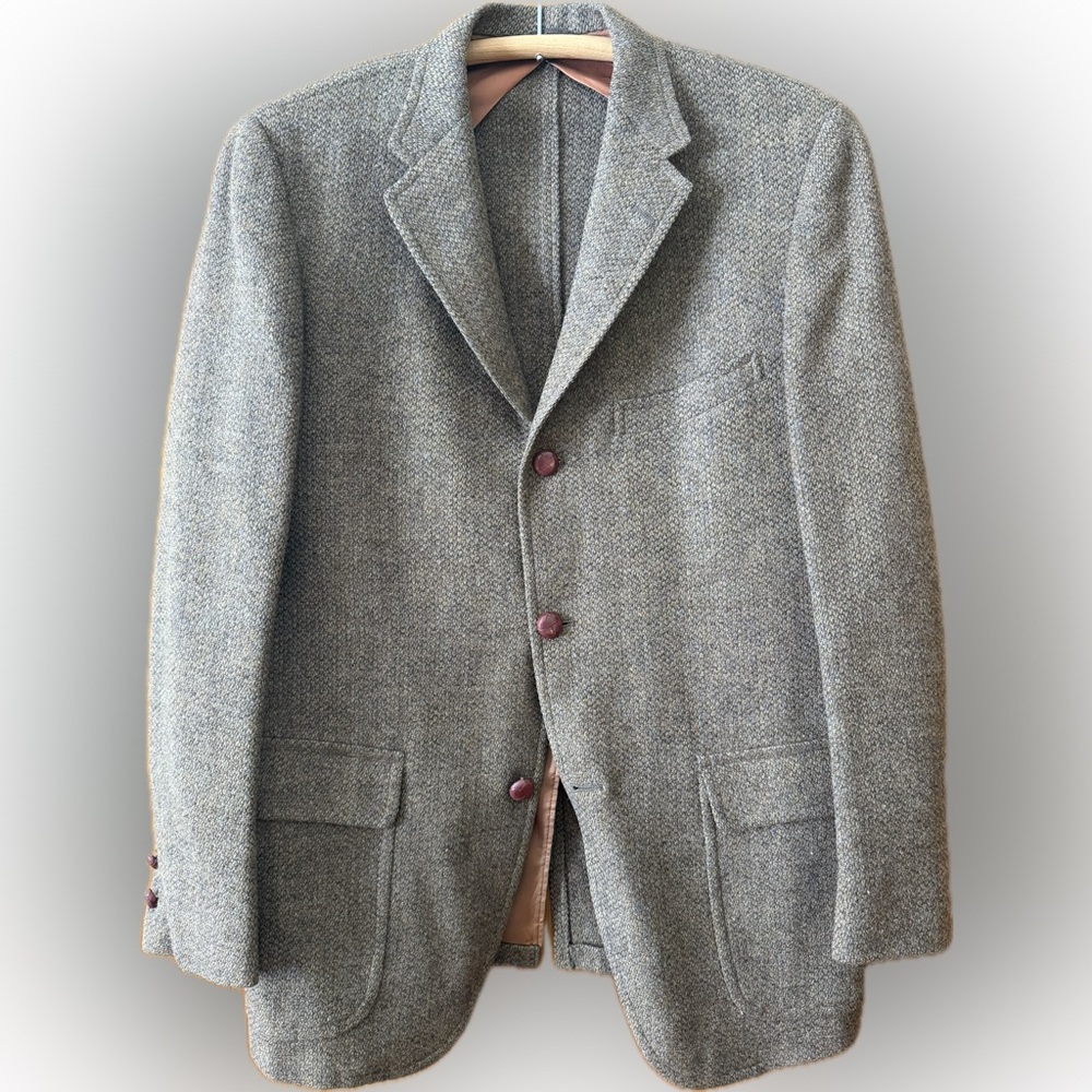 Vintage British Guild Zell & Son’s Tailor Made Tweed Jacket